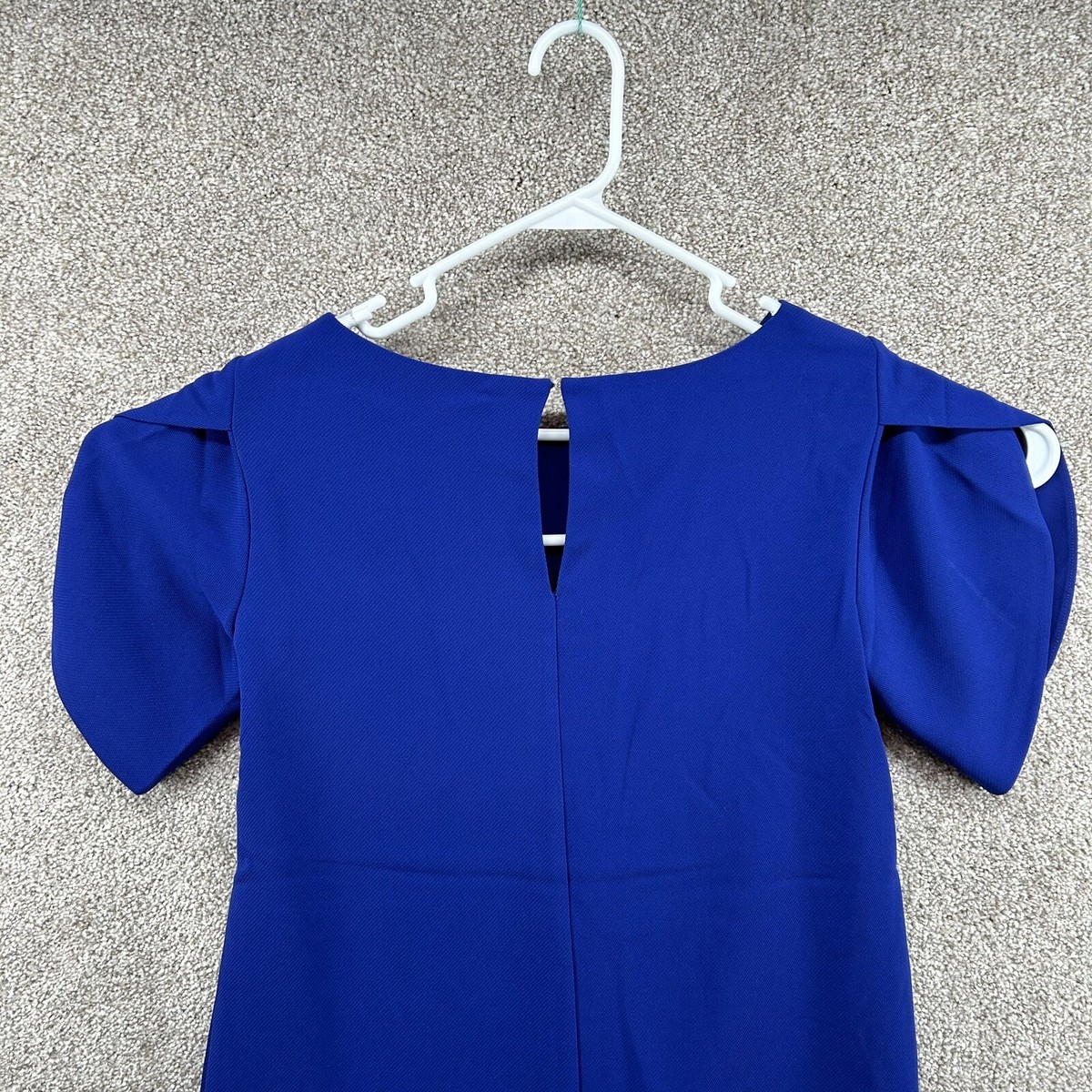 French Connection Women's Shirt Dress Size 2 Blue Short Sleeve | eBay