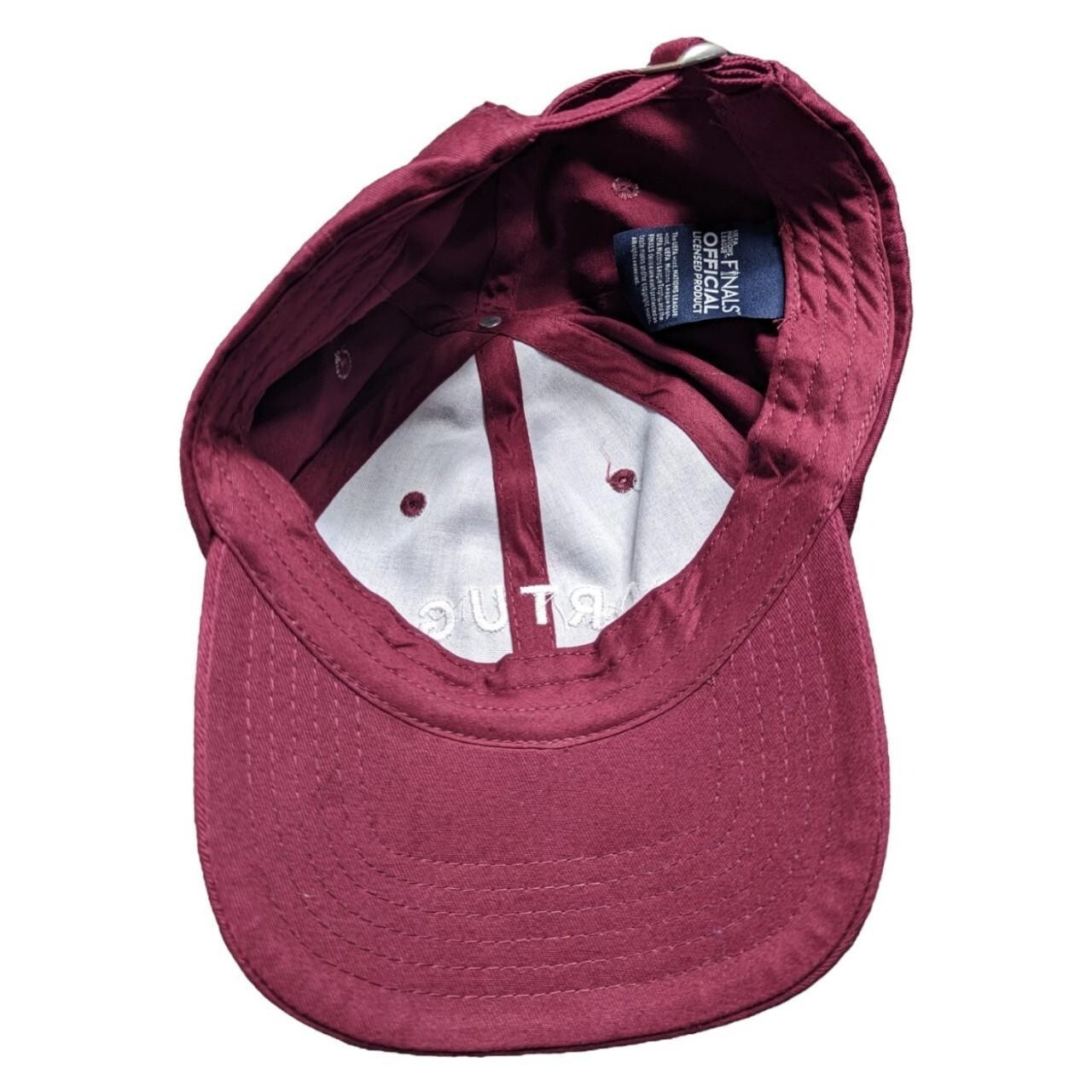 Portugal UEFA Nations League Final 2019 Cap Adjustable Burgundy Baseball Cap image 4