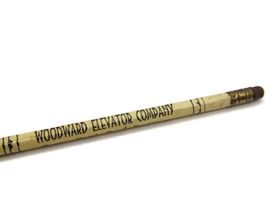 Vintage Woodward Elevator Co. Advertising Pencil Woodward, IA Grain Feed Coal