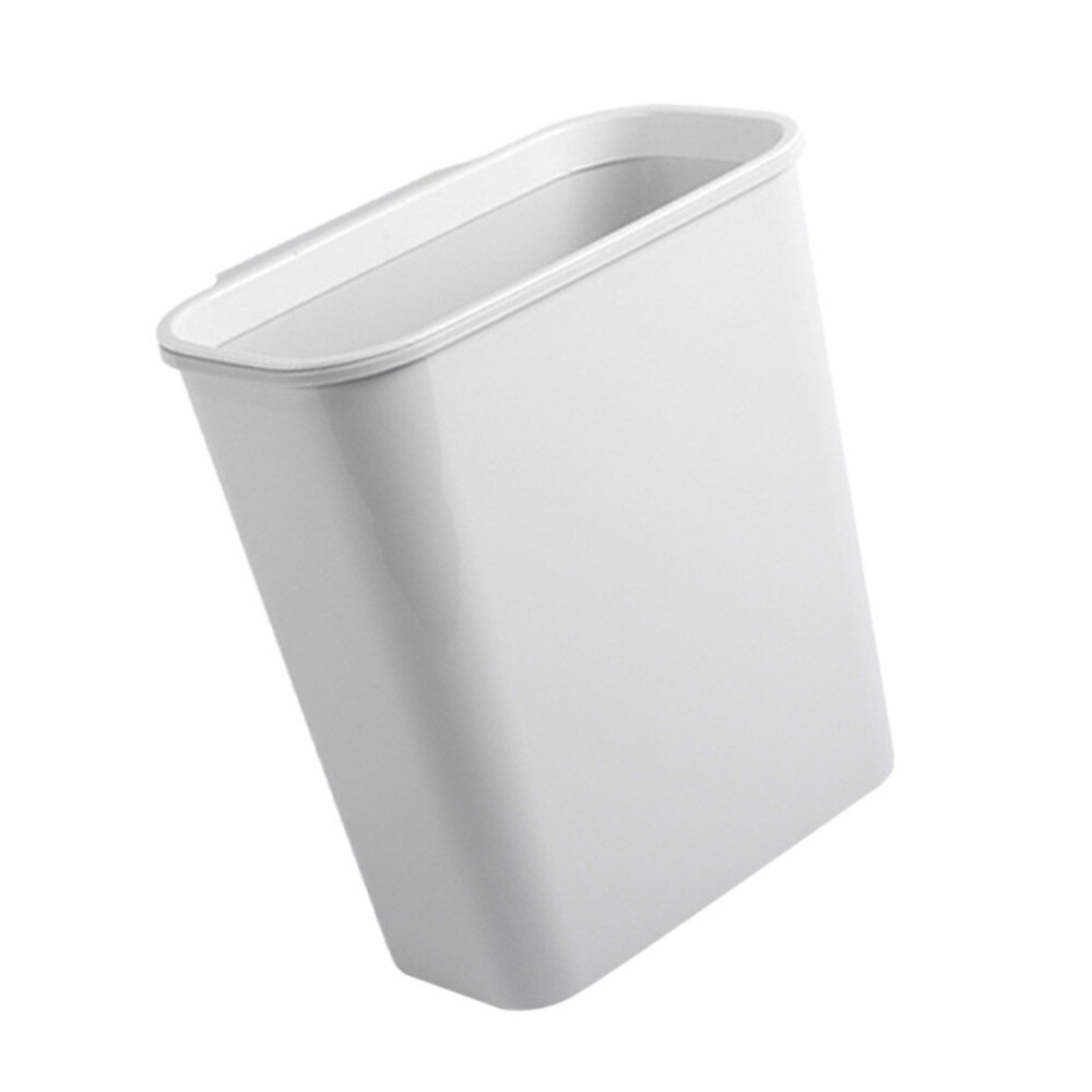 Foldable Wall-Mounted Kitchen Trash Can with Garbage Bag Rack