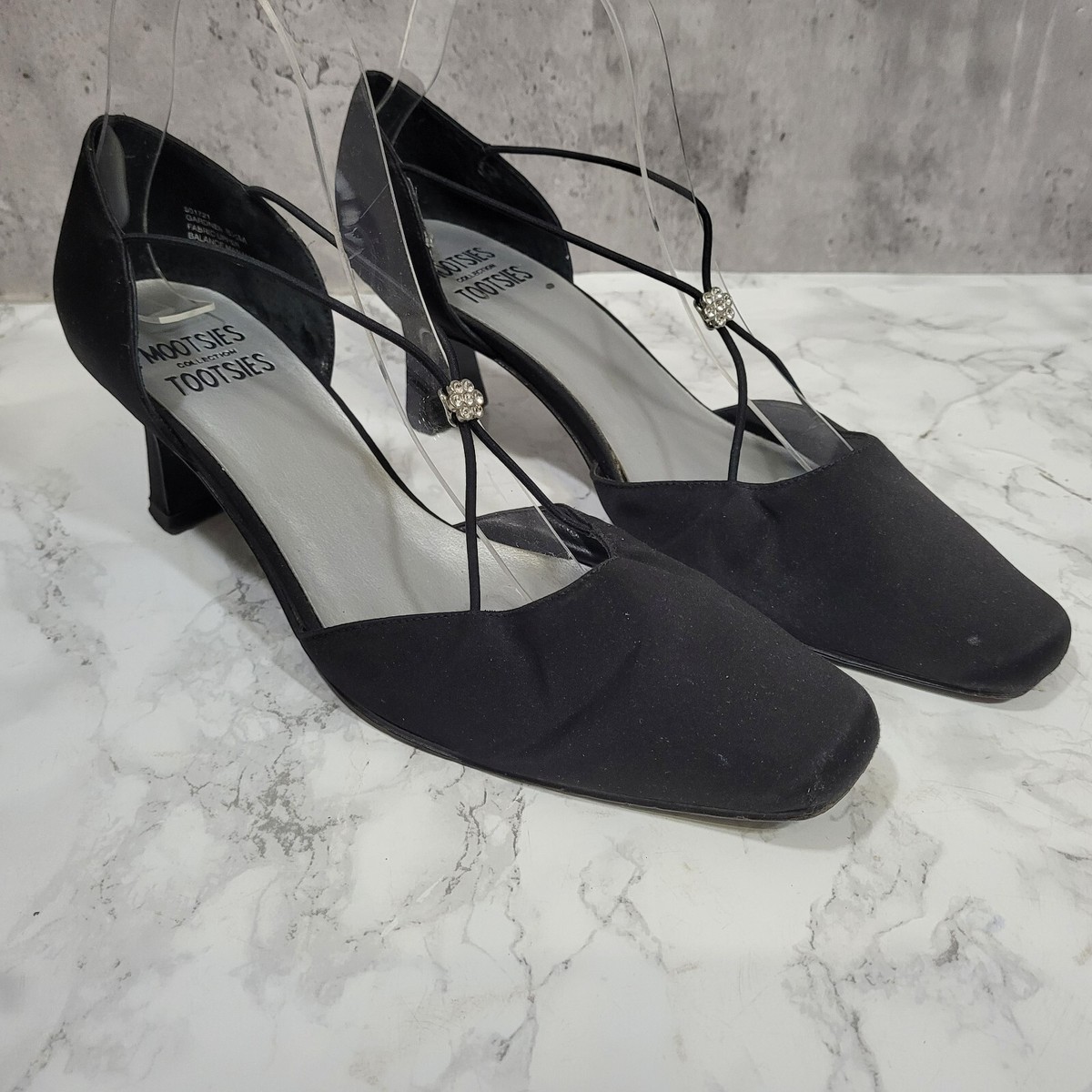 Mootsies Tootsies Collection Black strappy heels shoes