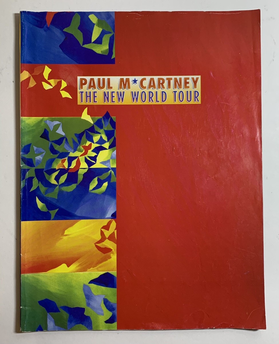 Vintage CONCERT PROGRAM: 1992 Paul McCartney - The New World Tour