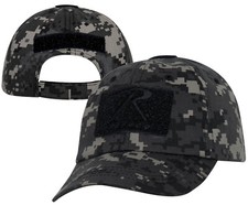 Subdued Urban Digital Tactical Operator Cap Baseball Style Hat With Patch Area