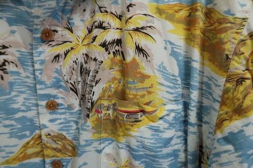 The Territory Ahead Men Hawaiian Shirt XLT Short Sleeve Button Down Beach Casual - Picture 3 of 9