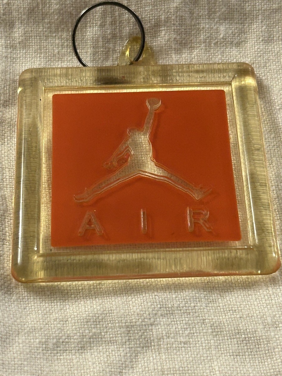 Nike Air Jordan Hang Tag RETRO Jumpman 90s Orange Plastic