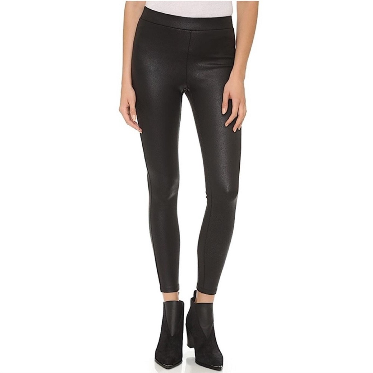 [jack] bb dakota omri snakeskin faux leather high waist coated leggings  black S