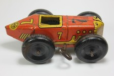 Marx Tin Wind Up  7 Bobtail Midget Toy 5" Race Car