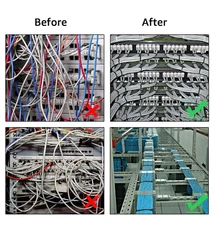 4''x 20PCS  Cable Zip Tie Nylon 75 LBS Weather Resstant Blue Wire Tie Wraps