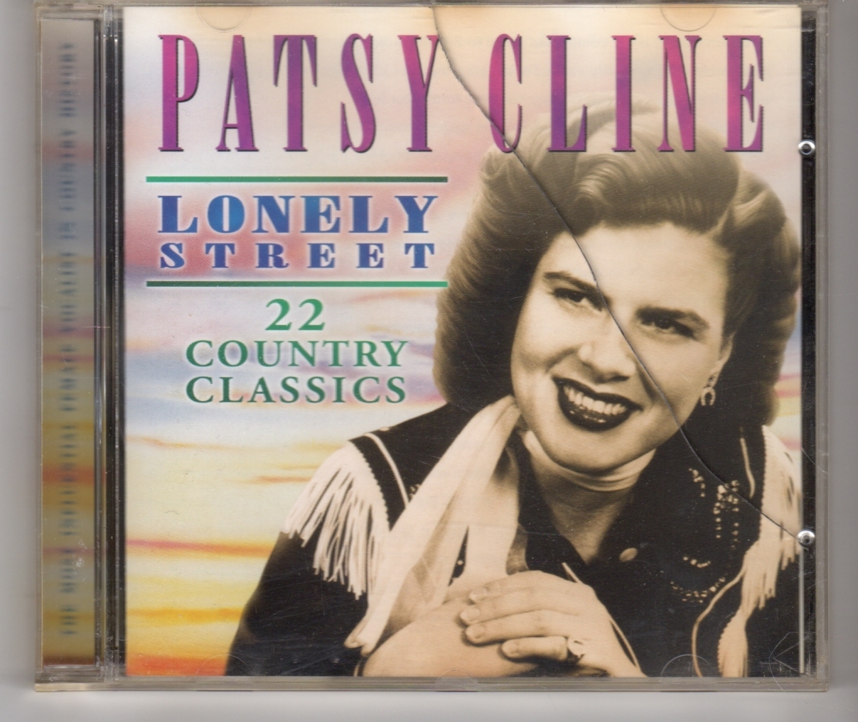 (HH444) Patsy Cline, Lonely Street, 22 Country Classics - 2001 CD