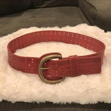 Vintage Christian Dior Red Belt