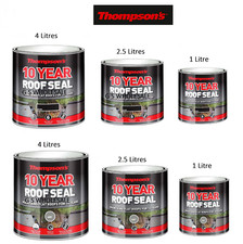 Thompson Roof Seal 10 Year Weather Proof Protection Rubber Leak Repair Paint