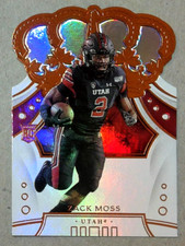 2020 Panini Chronicles Draft Picks Crown Royale Zack Moss RC 31 Bengals