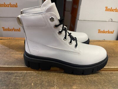 TIMBERLAND WOMEN'S GREYFIELD BOOT WHITE FULL GRAIN A41ZW ALL SIZES