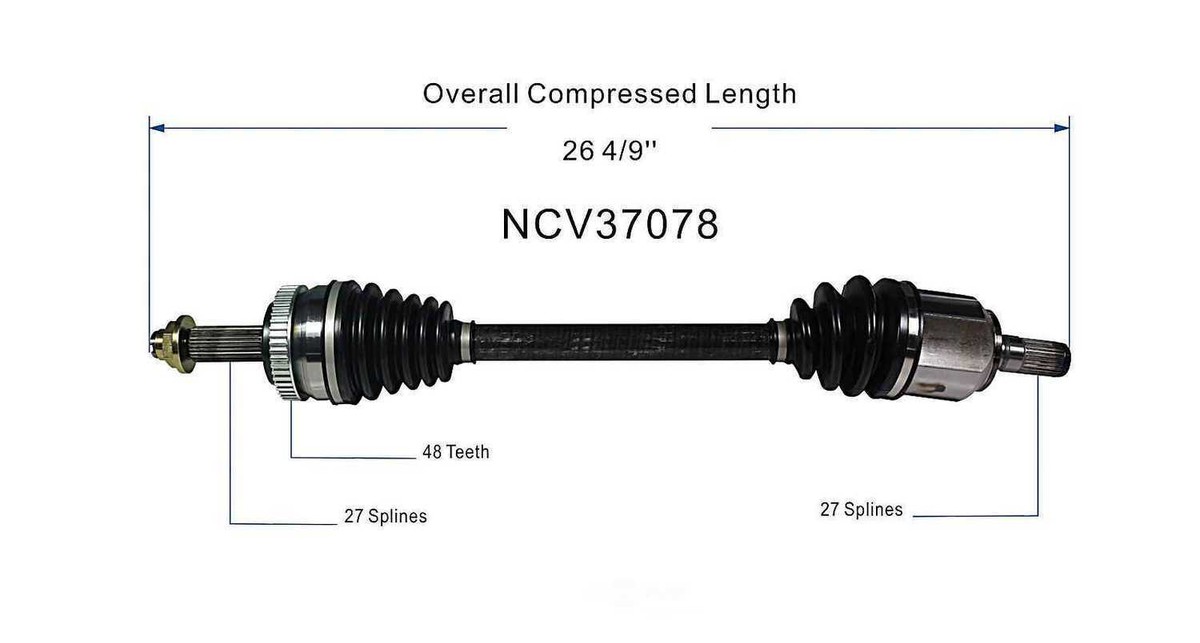 CV Axle Assembly-New CV Axle GSP NCV37078 fits 14-15 Kia Optima | eBay