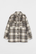 H&m Divided Shirt Jacket Shacket Uk Size Small S
