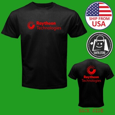 Raytheon Technologies Company Men's Black Size S to 5XL