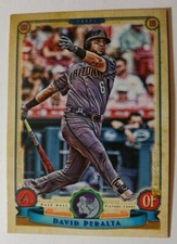 2019 TOPPS GYPSY QUEEN LOGO SWAP DAVID PERALTA DIAMONDBACKS