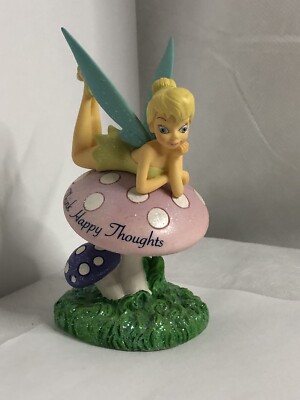 Disney s Tinkerbell  Think Happy Thoughts  Figurine Pixie Dust Wishes Collection