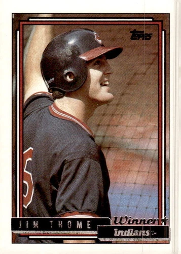 1992 Topps #768a Jim Thome Gold Winners