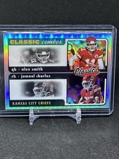 Alex Smith Jamaal Charles Classic Combos Silver Prizm 2022 Panini Classics Chief