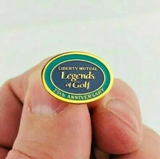 Liberty Mutual Legends of Golf Pin  25th Anniversary Button  *Ea133