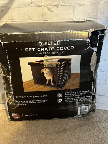Pittsburgh Steelers Sports NFL Pet Crate Cover *BRAND NEW* With Damaged Box - Picture 3 of 7