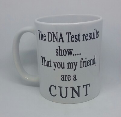 Jeremy Kyle DNAcunt Kaffeebecher rude frech Neuheit Weihnachtsgeschenk Geburtstag  
