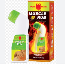 Eagle Brand Muscle Rub Roll On 85ml Extra Strength Liniment Pain Relief EXP 2029