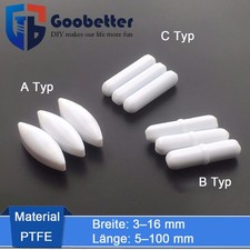 Magnetr&uuml;hrst&auml;bchen R&uuml;hrfisch Magnet&uuml;hrfische PTFE Magnetr&uuml;hrstab Laborzubeh&ouml;r
