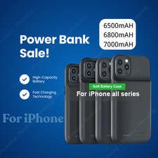 6800mAH Battery Charger Case Power Bank Cover For iPhone 11 12 13 14 15 16 17 X
