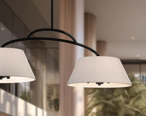 Minka Lavery 5398 Headington 6 Light 48"W Chandelier - Coal - Picture 4 of 8