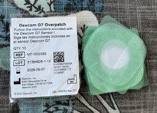 Dexcom G7 Original Over Patches Lot Of 20