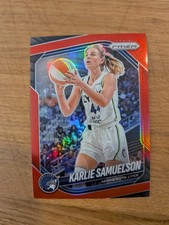 2025 WNBA Prizm Karlie Samuelson Red Prizm 122/299 Lynx