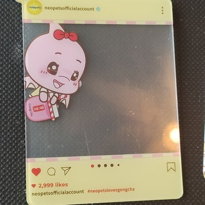 Neopets x Gong Cha Acrylic Charm and Code