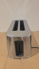 Image of SEE PHOTOS Breville Edge Collection Silver 4-Slice Toaster Extra Long Slots