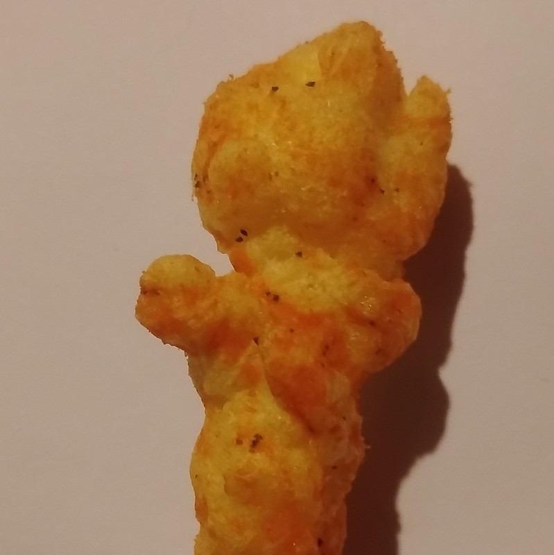 Collectible Shaped Cheeto - Statue of Liberty Torch / Arm Shape RARE 1 of 1