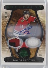 2023 Artifacts Stars Emerald Material Relics 10/15 Taylor Raddysh #122 Auto w6g