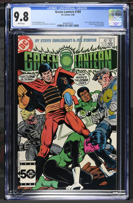      Green Lantern #189 CGC 9.8 1985 White Pages! Sonar Jon Stewart!     