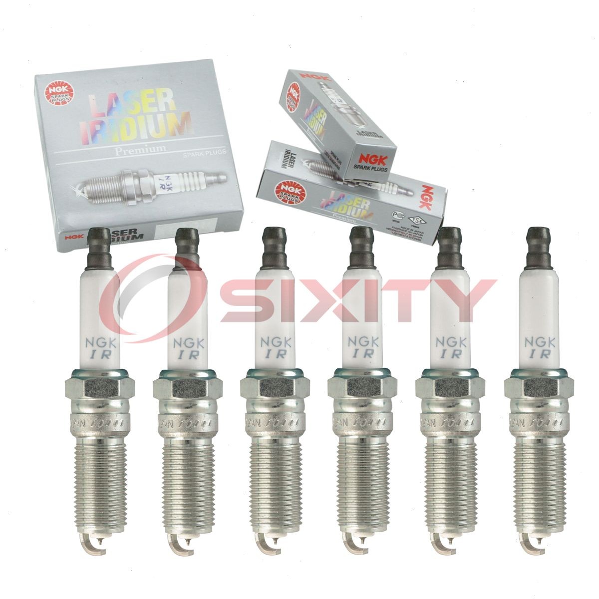 6 pc NGK 90117 ILTR6E11 Laser Iridium Spark Plugs for ITV20TT HR8NPP302 hm