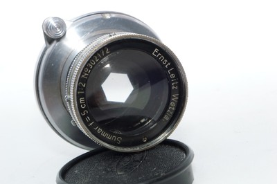 Leica IIIC Summar 5cm f2 LTM L39 Screw Mount Standard Lens