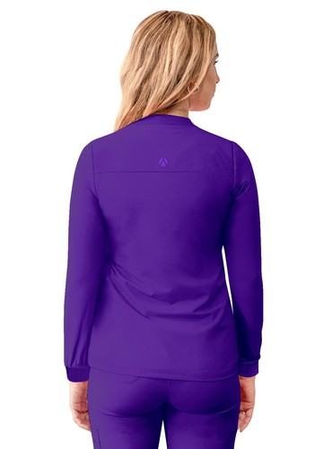 Adar Addition Scrubs For Women - Zippered Bomber Scrub Jacket - Picture 100 of 147