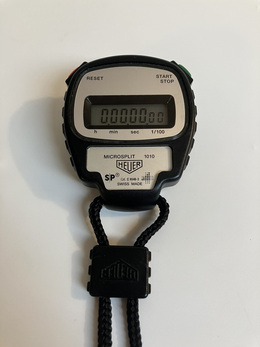 Heuer Microsplit 1010 Vintage Stopwatch Swiss Made S/P Cat. 6548-3