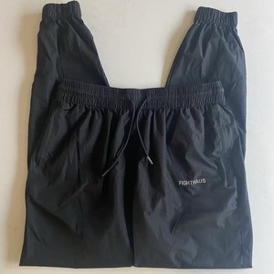 Fighthaus Sauna Pants L Black Lined Zip Pockets Steam Sweat Gym Workout