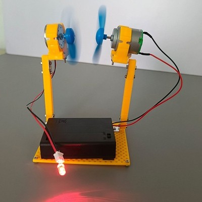 FÜR MINI Windkraftanlagen-Set zum Erlernen grundlegender Schaltungs- und Energi