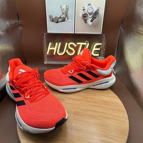 Adidas Solarglide 6 Running Shoe Red/White Men's Sz 9 NEW - Picture 5 of 10