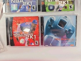 2000 SEGA DREAMCAST CONSOLE SPORTS EDITION BUNDLE W/Games And Box