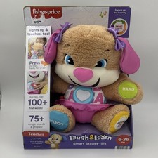Fisher-Price Laugh  Learn Smart Stages Sis Musical Plush with Lights  Phrases