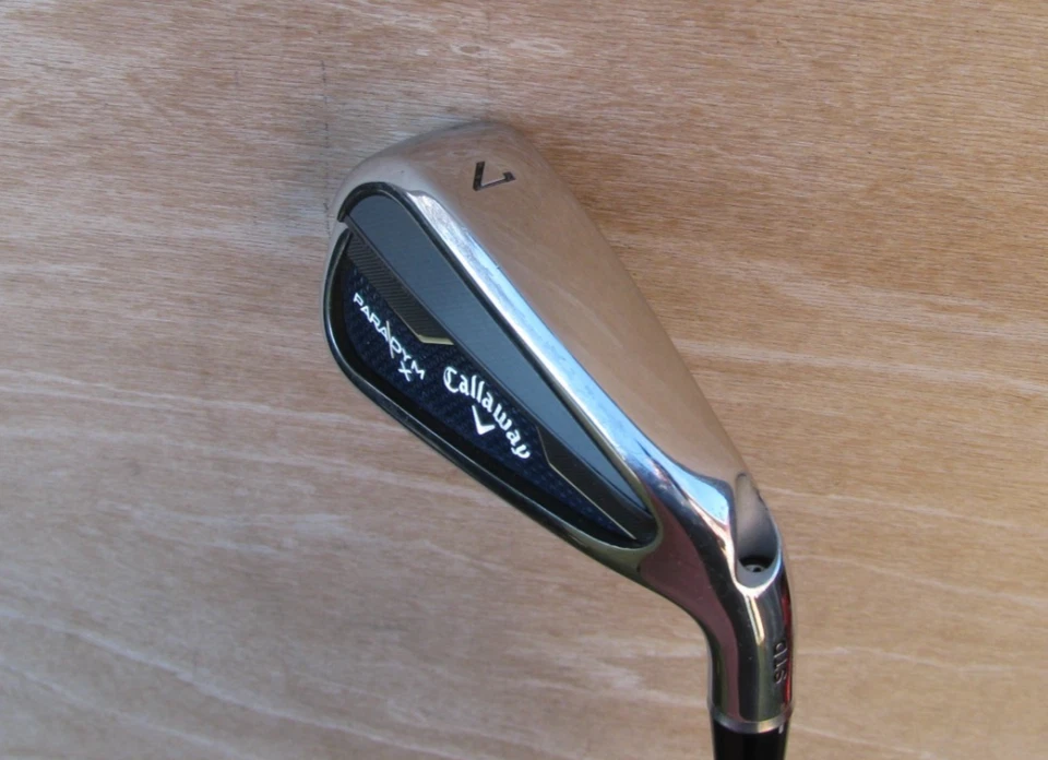 COMO NUEVO CALLAWAY PARADYM X 7 HIERRO 27.5 LOFT REGULAR FLEX ACERO MONTAJE CARRO DEMOSTRACIÓN Foto 3 de 4