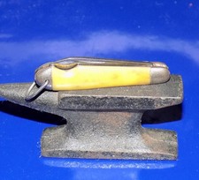 Small Vintage/Antique Hammer Brand U.S.A. Easy-Open Keychain Fob Knife