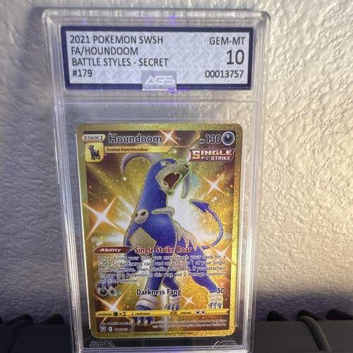 Houndoom graded TAG 10 for sale on eBay